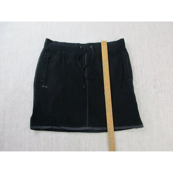 Converse One Star Straight Skirt Women's Medium Black Cotton Pockets Pull On - Picture 11 of 11